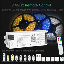 Load image into Gallery viewer, BTF-LIGHTING 5in1 WB5 2.4GHz WiFi LED Controller Compatible with Alexa Google Home Smart Life APP/Tuya Smart APP Control for Monochrome RGB RGBW WW+CW RGBCCT LED Strip Work With B1 B2 B3 B4 Panel
