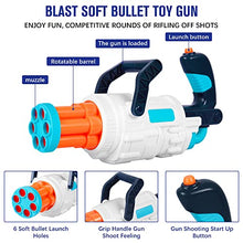 Load image into Gallery viewer, Toy Foam Blasters Guns for Kids,Soft Bullets Shooting Game for Nerf Guns with 6 Hole Automatic Rotating Barrel,Indoor Outdoor Toys Birthday Gifts for 3 4 5 6 7 8+ Years Old Boys Girls, Teens, Adults