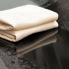 Load image into Gallery viewer, (3 Pack) Car Natural Chamois Cleaning Cloth, RIVERLAKE Genuine Deerskin Leather Auto Car Wash Drying Towel,Super Absorbent,3 Available Sizes.L/M/S (L/M/S 3IN1)
