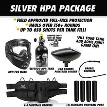 Load image into Gallery viewer, Maddog Tippmann Stormer Basic Silver HPA Paintball Gun Marker Starter Package - Black