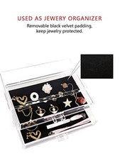 Load image into Gallery viewer, DreamGenius Makeup Organizer 4 Pieces Acrylic Makeup Storage Organizer Box with 9 Drawers for Lipstick Jewerly and Makeup Brushes, Stackable Cosmetic Display Cases for Dresser and Bathroom Countertop