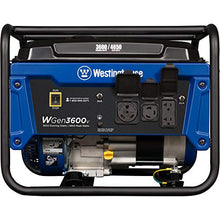 Load image into Gallery viewer, Westinghouse WGen3600v Portable Generator - 3600 Rated Watts & 4650 Peak Watts - Gas Powered - CARB Compliant