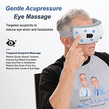 Load image into Gallery viewer, BOB AND BRAD Eye Massager with Heat, Smart Eye Massage with White Noise Music, Rechargeable Temple Eye Mask for Relax Eye Strain Dry Eye Dark Circles, Electric Face Massager Improve Sleep, Ideal Gifts