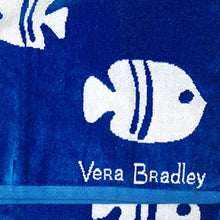 Load image into Gallery viewer, Vera Bradley Jacquard Beach Towel, Paisley Wave Fish