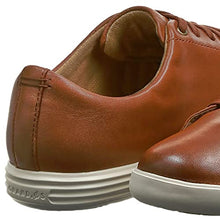 Load image into Gallery viewer, Cole Haan Men's Grand Crosscourt II Sneakers, Tan Leather Burnsh, 9