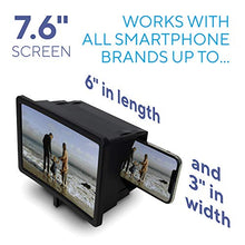 Load image into Gallery viewer, The Big Picture Smartphone Magnification System Viewing Screen That is Two Times Bigger Cell Phone Magnifier 3D Screen Enlarge Video Movie