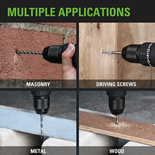 Load image into Gallery viewer, Greenworks 24V Brushless Cordless Hammer Drill Kit, 530 in./lbs Torque, 20+3 Position Clutch, 1/2 '' Keyless Chuck, Variable Speed, 1×2Ah Battery with 2A Charger, LED Light