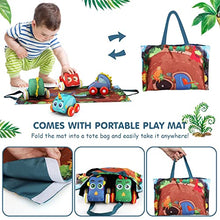 Load image into Gallery viewer, Toy Life Plush Elephant Baby Toys - Newborn Baby Musical Toys for Baby 0 to 36 Months & Soft Dinosaur Pull Back Cars for Toddlers 1-3 Baby Car Toy Soft Pull Back Vehicles Dinosaur Toys for Tod