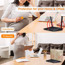 Load image into Gallery viewer, WiFi Router Cover NEWBEAU WiFi EMF Protection Router Radiation Blocking Guard WiFi Cover, EMF WiFi Protective Cover Rf Radiation Shield (B-13.7in 15.7in)