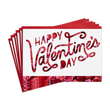 Load image into Gallery viewer, Hallmark Pack of Valentines Day Cards, Roses (6 Valentine's Day Cards with Envelopes)