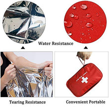 Load image into Gallery viewer, ANCwear Emergency Blanket pack-12,Foil Mylar Thermal Blankets Space Blanket 52"x82" for Outdoors,Hiking,Survival,or First Aid