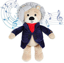 Load image into Gallery viewer, Vosego Ludwig Van Beethoven Virtuoso Bear | 40 mins Classical Music for Babies | 15″ Award Winning Musical Soft Toy | Educational Toy for Infants Kids Adults