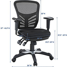 Load image into Gallery viewer, Modway Articulate Ergonomic Mesh Office Chair in Black