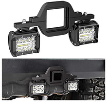Load image into Gallery viewer, Nilight 2 PCS 4 Inch 60W Led Pods with 2.5 Inch Tow Hitch Mounting Brackets LED Backup Reverse Lights Rear Search Lighting Led Light Bar for Pickup ATV SUV Truck Trailer Boat