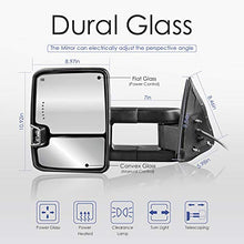 Load image into Gallery viewer, MOSTPLUS Power Heated Towing Mirrors Compatible for Chevy Silverado Suburban Tahoe GMC Serria Yukon 1999-2002 with Sequential Turn light, Parking Lamp, Running Light(Set of 2) (Chrome)