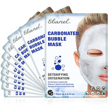 Load image into Gallery viewer, Ebanel 10 Pack Carbonated Bubble Clay Mask, Deep Cleansing Face Mask for Acne and Pores, Detox Volcanic Ash and Bentonite Clay Mask with Collagen Peptides, Vitamin C, Hyaluronic Acid, Niacinamide