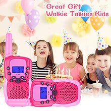 Load image into Gallery viewer, Selieve Toys for 3-12 Year Old Girls, Walkie Talkies for Kids 22 Channels 2 Way Radio Toy with Backlit LCD Flashlight, 3 Miles Range for Outside, Camping, Hiking