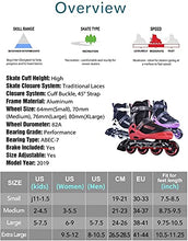 Load image into Gallery viewer, PAPAISON Adjustable Inline Skates for Kids and Adults with Full Light Up Wheels , Outdoor Roller Skates for Girls and Boys, Men and Women