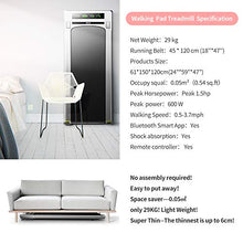 Load image into Gallery viewer, RHYTHM FUN Treadmill Under Desk Treadmill Potable Walking Pad Folding Treadmill with Wide Tread Belt Slim Mini Quiet Motorized Running Treadmill with Smart Remote and Workout App for Home and Office