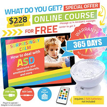 Load image into Gallery viewer, Autism & Prosperity Kids Calming Ocean Wave Projector for Autistic Children - Music - AUX – for ASD Boys Girls Sleep Bedroom Room Decor - Visual Auditory Sensory Toys Stimulation LED Night Light Lamp