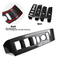 Load image into Gallery viewer, Thenice for 11th Gen Civic Window Control Panel Door Armrest Cover Door Lock Switch Trim for Honda Civic 2022 Sedan Hatchback -Carbon Fiber Grain