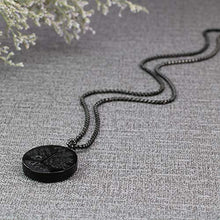 Load image into Gallery viewer, COAI Mens Womens Religious Jewelry Obsidian Stone Tree of Life Pendant Necklace