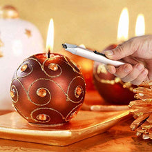 Load image into Gallery viewer, REIDEA Electronic Candle Lighter Arc Windproof Flameless USB Rechargeable Lighter with Safe Button for Home Kitchen Gold