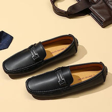 Load image into Gallery viewer, Bruno Marc Mens Faux Leather Driving Penny Loafers Boat Shoes, Black - 6.5 (Hugh-01)