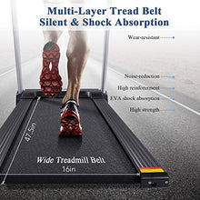 Load image into Gallery viewer, MaxKare Folding Treadmill Electric Motorized Running Machine with 15 Pre-Set Programs 2.5HP Power 8.5 MPH Max Speed White LED Display and Mobile Phone & Water Bottle Holder for Indoor Exercise