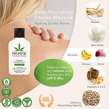 Load image into Gallery viewer, Hempz Original, Sweet Pineapple & Honey Melon, and Triple Moisture Travel Size Moisturizers, Pure, Natural & Herbal Hemp Seed Lotion for Dryness, 2.25oz, 3-Pack Bundle