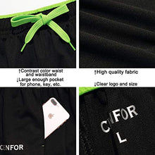 Load image into Gallery viewer, CENFOR Men's Sweatpant with Pockets Open Bottom Athletic Pants for Jogging, Workout, Gym, Running, Hiking, Training(Black,S)