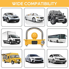 Load image into Gallery viewer, Prosecurloc Trailer Hitch Lock Combination Universal Coupler Locks Ball Hitch Lock Adjustable Anti Theft Heavy-Duty Steel Storage Towing Lock Security Fits 1-7/8", 2", 2-5/16" Couplers Patent Design