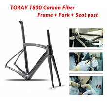 Load image into Gallery viewer, SAVADECK Carbon Road Bike, Warwinds3.0 700C Carbon Fiber Racing Bicycle with SORA 18 Speed Derailleur System and Double V Brake (Grey, 54cm)