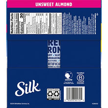 Load image into Gallery viewer, Silk Shelf-Stable Almondmilk, Unsweetened, Dairy-Free, Vegan, Non-GMO Project Verified, 1 Quart (Pack of 6) (ASINPPOSPRME32477)