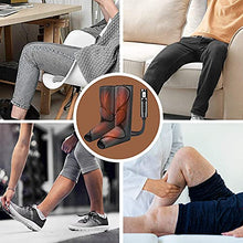Load image into Gallery viewer, Cunmiso Life Leg Air Compression Massager for Circulation and Relaxation, Foot and Calf Massage Machine with 3 Heat Modes 3 Intensities, 2 Extensions Wraps & LCD Handheld Controller for Men and Women