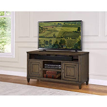 Load image into Gallery viewer, Origins by Alpine Newport 54" Wood TV Console in Planked Oak