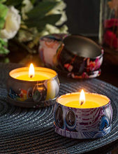 Load image into Gallery viewer, Ahyiyou DIY Candle Tins 7 Color 28 Piece, Round Containers with Lids& Cotton Wicks for Candle Making, Arts & Crafts, Storage & More