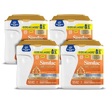 Load image into Gallery viewer, Similac 360 Total Care Sensitive Infant Formula with 5 HMO Prebiotics for Fussiness & Gas Due to Lactose Sensitivity, Non-GMO, Baby Formula Powder Tub, Unflavored, 118 Oz, Pack of 4