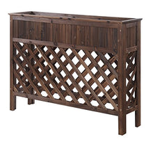 Load image into Gallery viewer, Convenience Concepts Planters & Potts Large Raised Patio Planter, Weathered Cedar