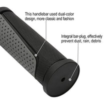 Load image into Gallery viewer, TOPCABIN 2X Short Mini Handlebar Bicycle Grips Fit Many Standard Bikes 90MM Length (Black + Grey)
