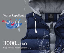 Load image into Gallery viewer, Wantdo Women's Insulated Hooded Winter Sleeveless Vest Puffer Coat Blue X-Large