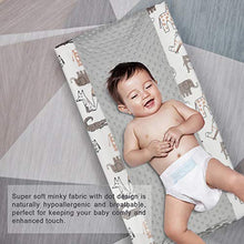 Load image into Gallery viewer, BORITAR Unisex Dot Changing Pad Covers, Ultra Soft Minky Fabric Changing Table Sheets with Stretchy, Brown Animal Design