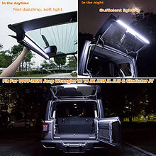 Load image into Gallery viewer, Danti Fit for Jeep Wrangler 1997-2021 TJ YJ JK JKU JL JLU & Gladiator JT LED Tailgate Windshield Rear Glass Lift Gate Dome Light Bar Lighting Adjustable with Remote