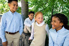 Load image into Gallery viewer, French Toast Boys' Long Sleeve Classic Dress Shirt (Standard & Husky), White, 7