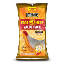 Load image into Gallery viewer, HotHands Insole Foot Warmers With Adhesive Value Pack (5-Pairs)