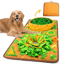 Load image into Gallery viewer, AWOOF Snuffle Mat for Large Dogs, Interactive Dog Puzzle Toys, Enrichment Snuffle Mats Feed Games Encourages Natural Foraging Skills for Cats Dogs Bowl Travel Use, Dog Treat Dispenser Stress Relief