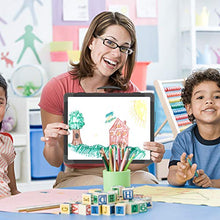 Load image into Gallery viewer, Small Dry Erase White Board 16" x 12" Portable Foldable Magnetic Double-Sided,Personal Desktop Tabletop Whiteboard Easel for Office, Home, School (Black)