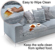 Load image into Gallery viewer, Clear Thicker Couch Cover for Pets, Heavy Duty Cat Scratch Sofa Cover for Protection Against Cat Dog Clawing, Waterproof Plastic Shield Covers for Couch, Sofa Slipover for Storage and Moving