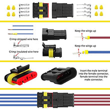 Load image into Gallery viewer, 708Pcs 43 Kits Waterproof Automotive Electrical Connector Terminals 1/2/3/4/5/6 Male&Female Pin Automotive Wire Connectors Kit