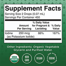 Load image into Gallery viewer, Iodine Supplement Drops by MaryRuth's, Organic for Hormone and Weight Support, Promotes Optimal Thyroid Health, 1 Year Supply, 1 Fl Oz
